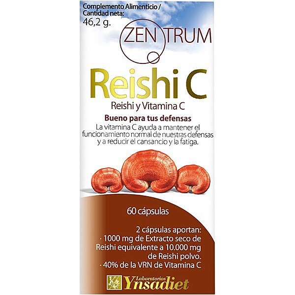 Reishi con vitamina C fortalece las defensas