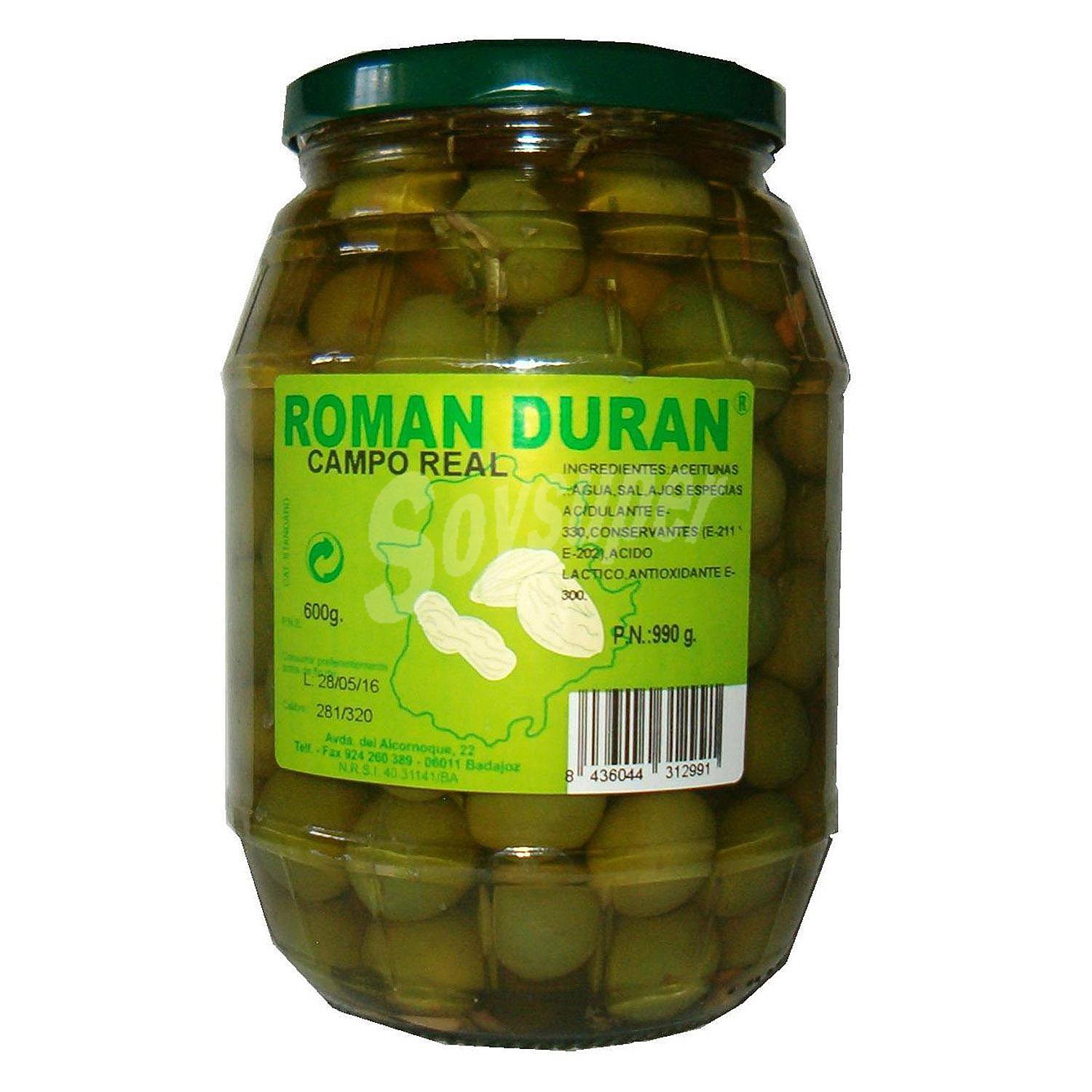 Aceitunas verdes Roman Duran