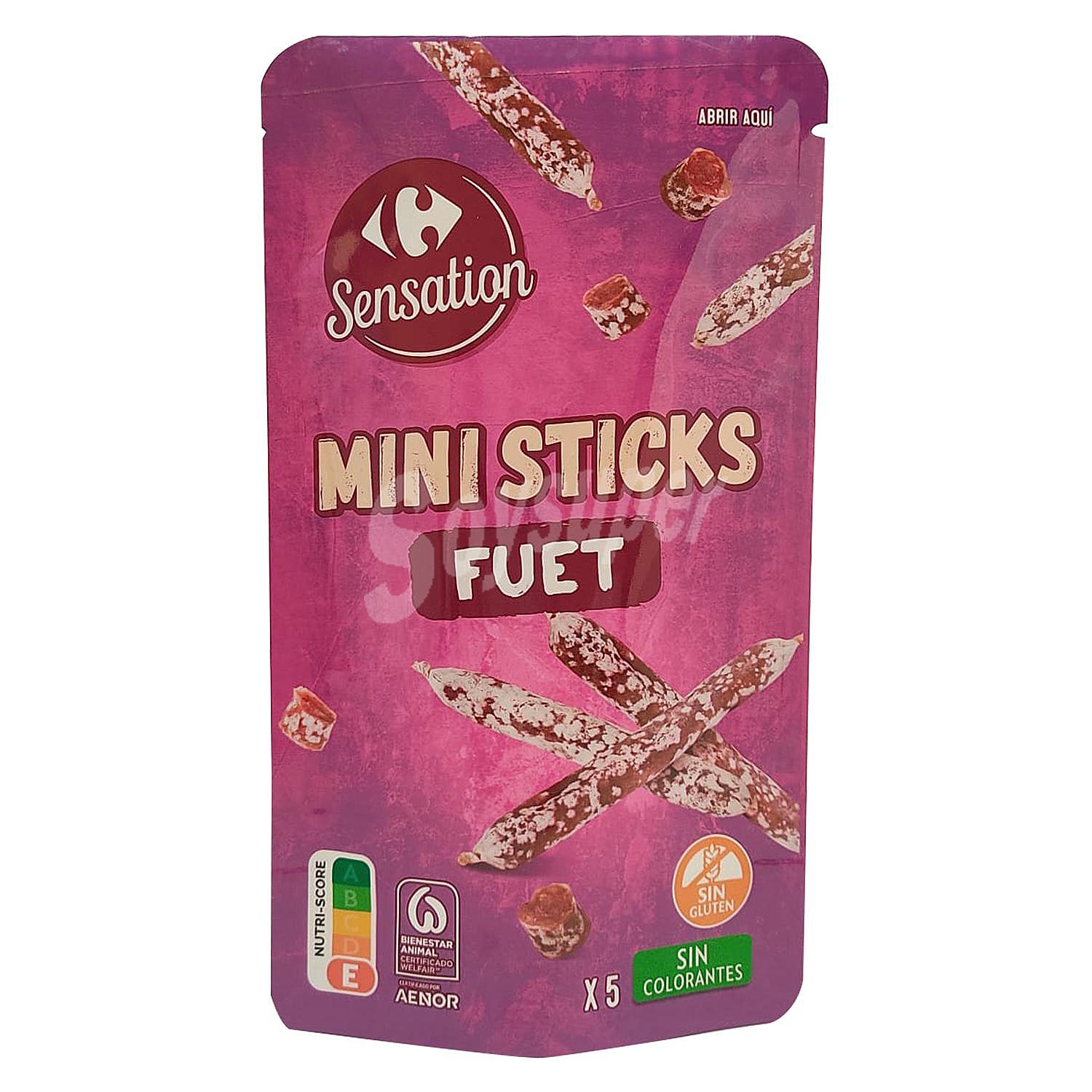 Mini fuet Carrefour sin gluten