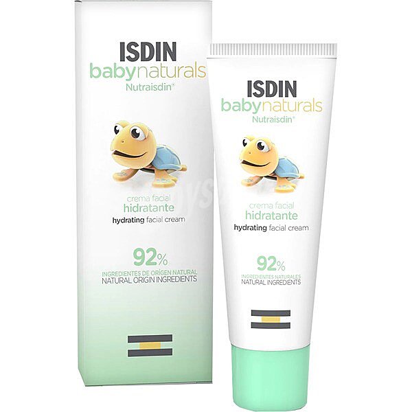 Babynaturals Nutraisdin crema facial hidratante diaria tubo 50 ml para el cuidado de la piel del bebé