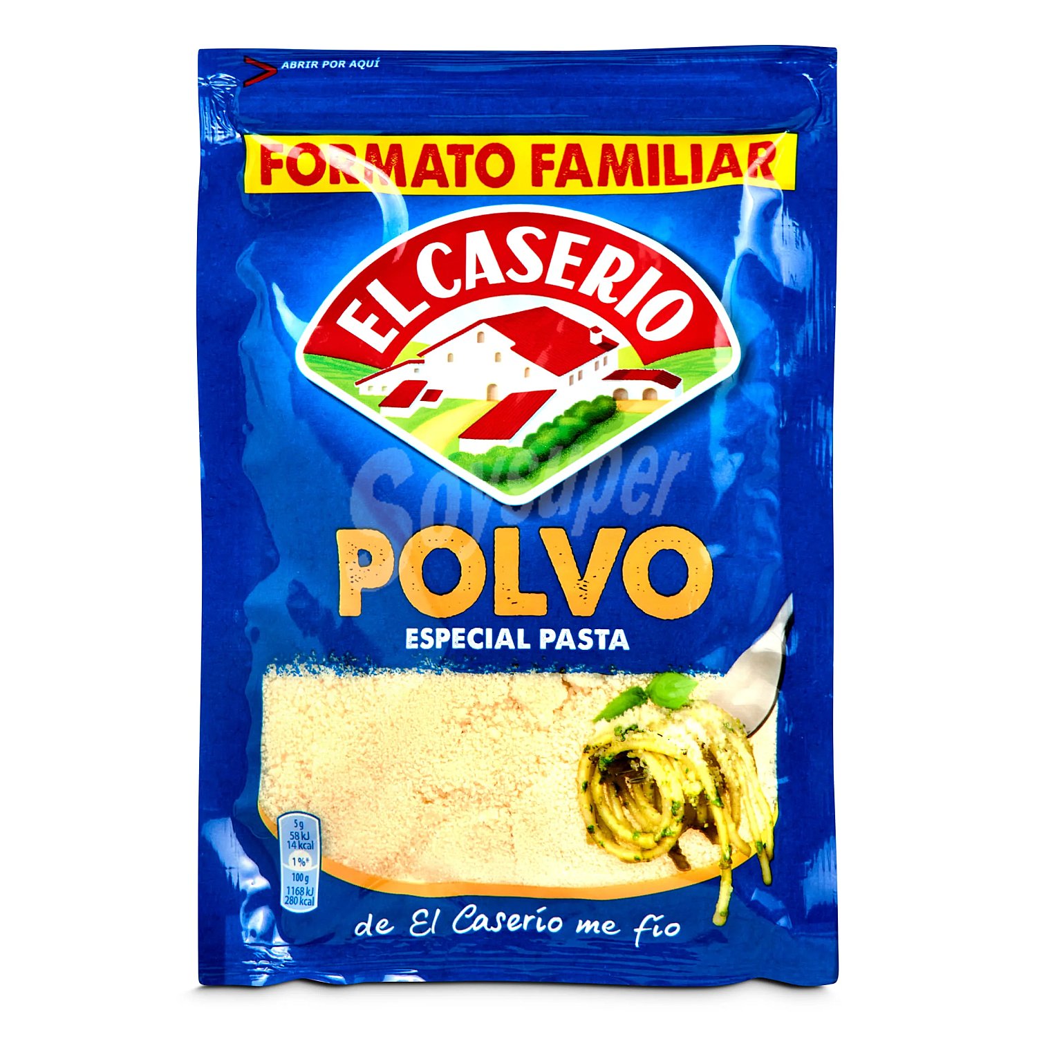 Queso rallado en polvo EL caserio