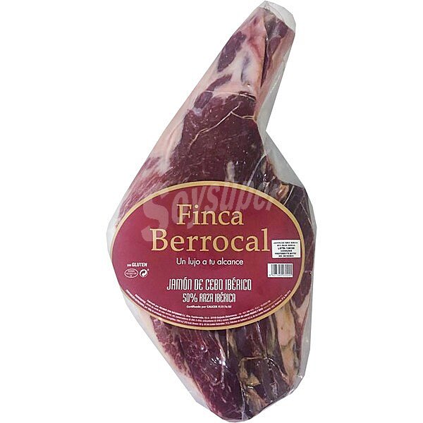 Jamón deshuesado de cebo ibérico 50% raza ibérica