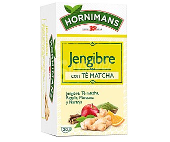 Té verde Matcha con jengibre, regaliz, manzana y naranja