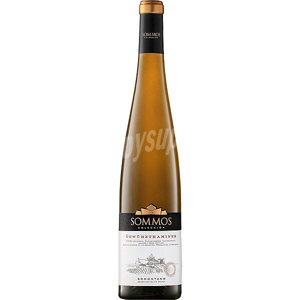 Vino blanco con denominación de origen Somontano gewürztramner