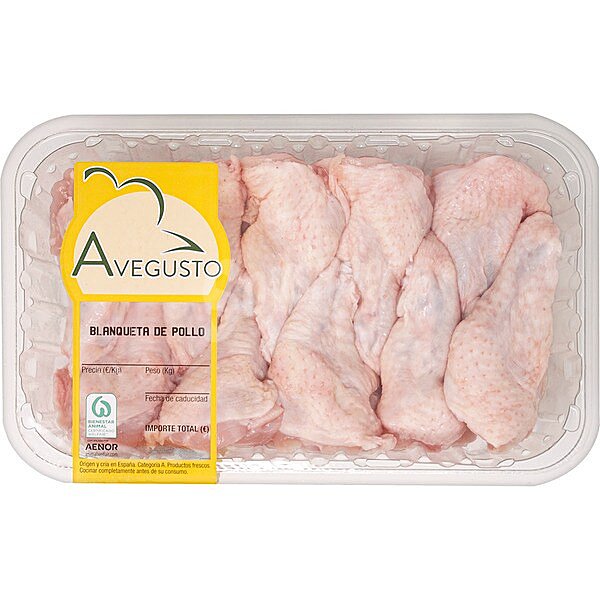 Blanquetas de pollo peso aproximado