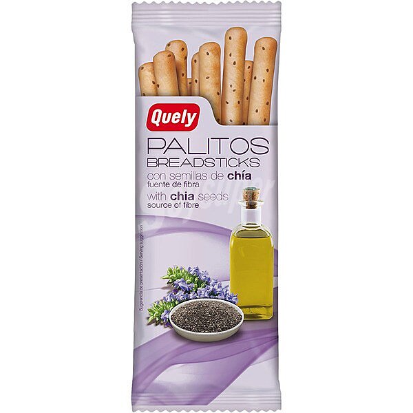 Palitos con semilla de chia