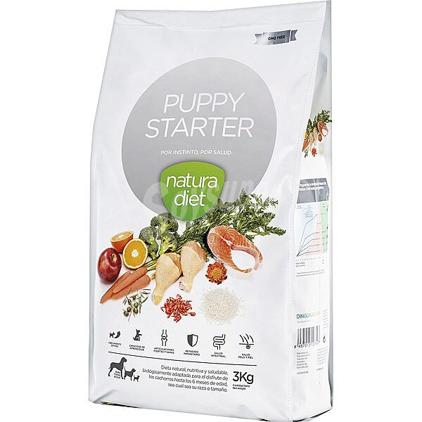 Pienso para perros cachorros Puppy Starter con pollo y salmón diet