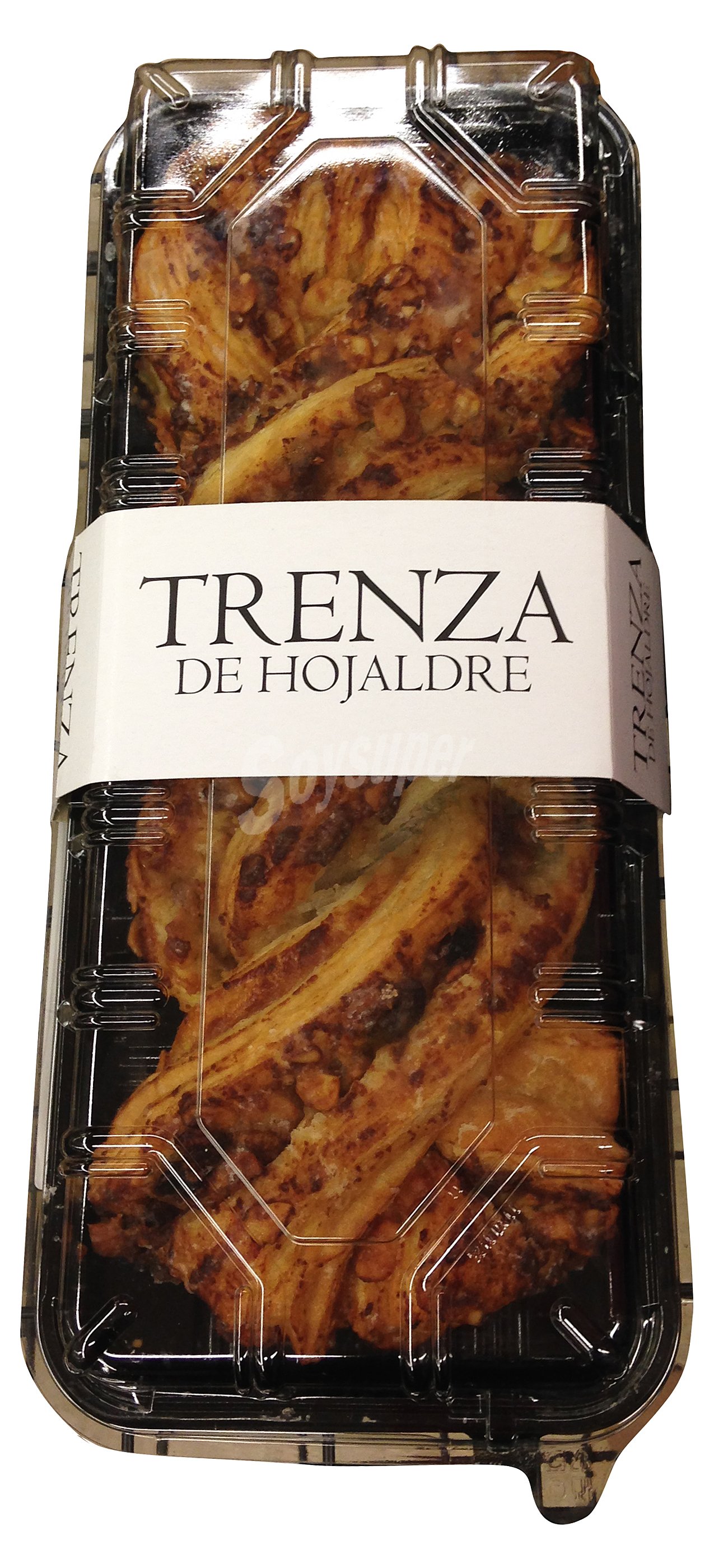 Trenza hojaldre horno pasteleria congelada