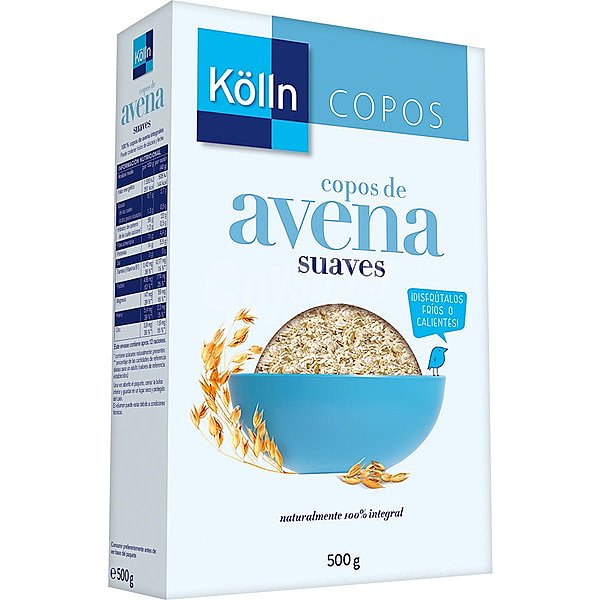 Copos de avena integral suaves Kölln