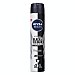 Desodorante spray hombre antimanchas invisible black & white