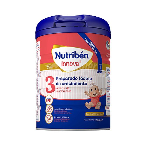 Nutribén Preparado lácteo (3) de crecimiento a partir de 12 meses nutribén Innova