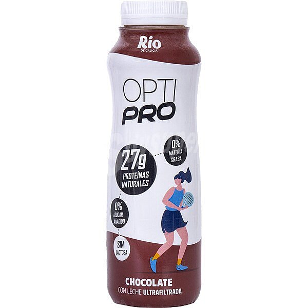 Opti Pro batido de chocolate con leche desnatada ultrafiltrada Sin Lactosa