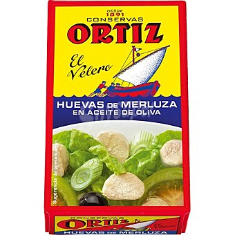 Huevas de merluza en aceite de oliva