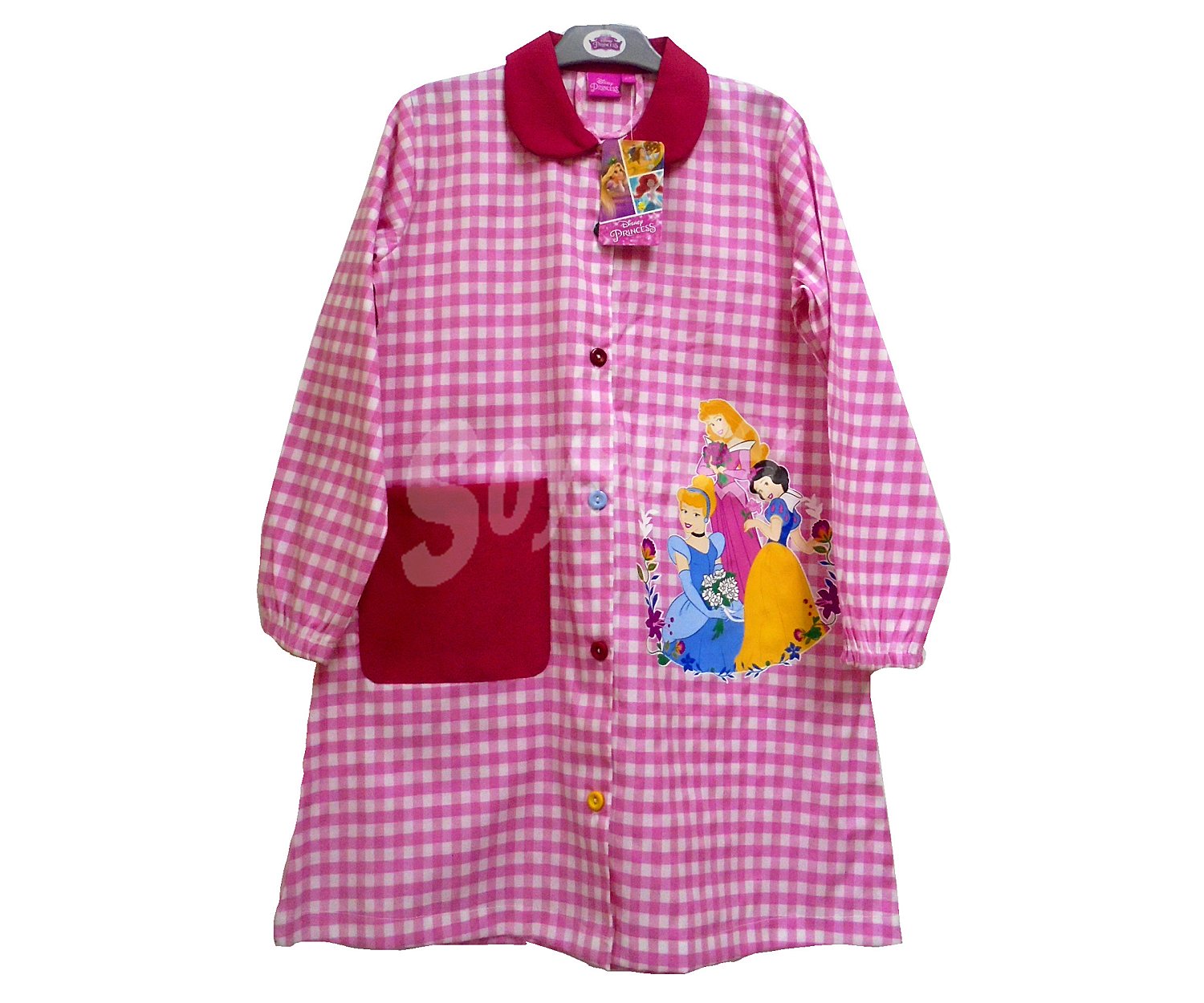 Babi rosa con dibujo estampado Princesas, talla 1