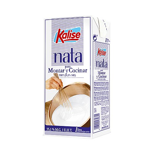 Kalise Nata líquida (35.1% de materia grasa) para montar y cocinar kalise