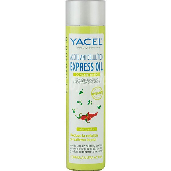 Gel anticelulítico con acción calor y efecto express cellublock express OIL