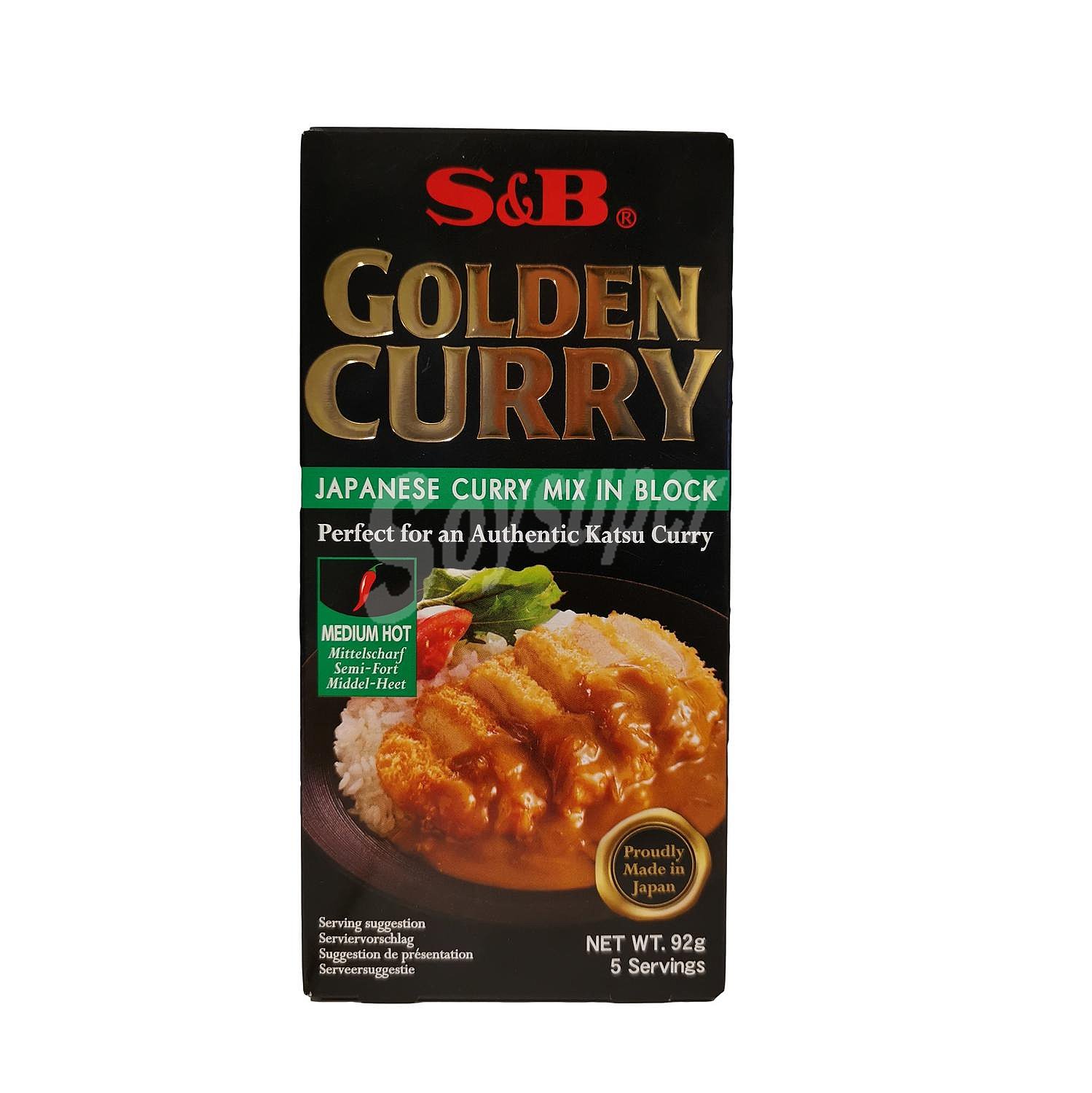 Curry japones picante en pastillas