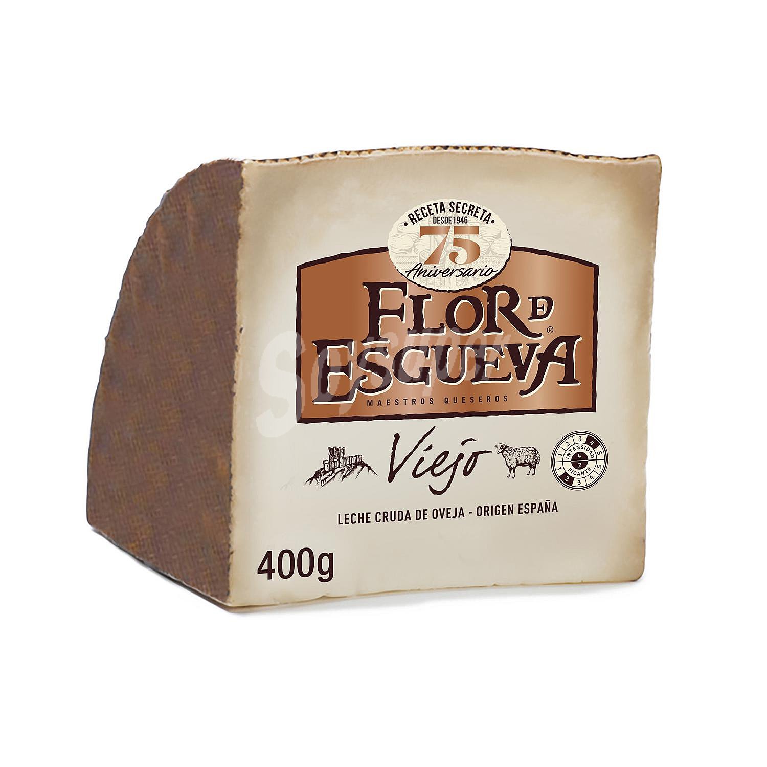 Queso puro de oveja viejo graso cuña