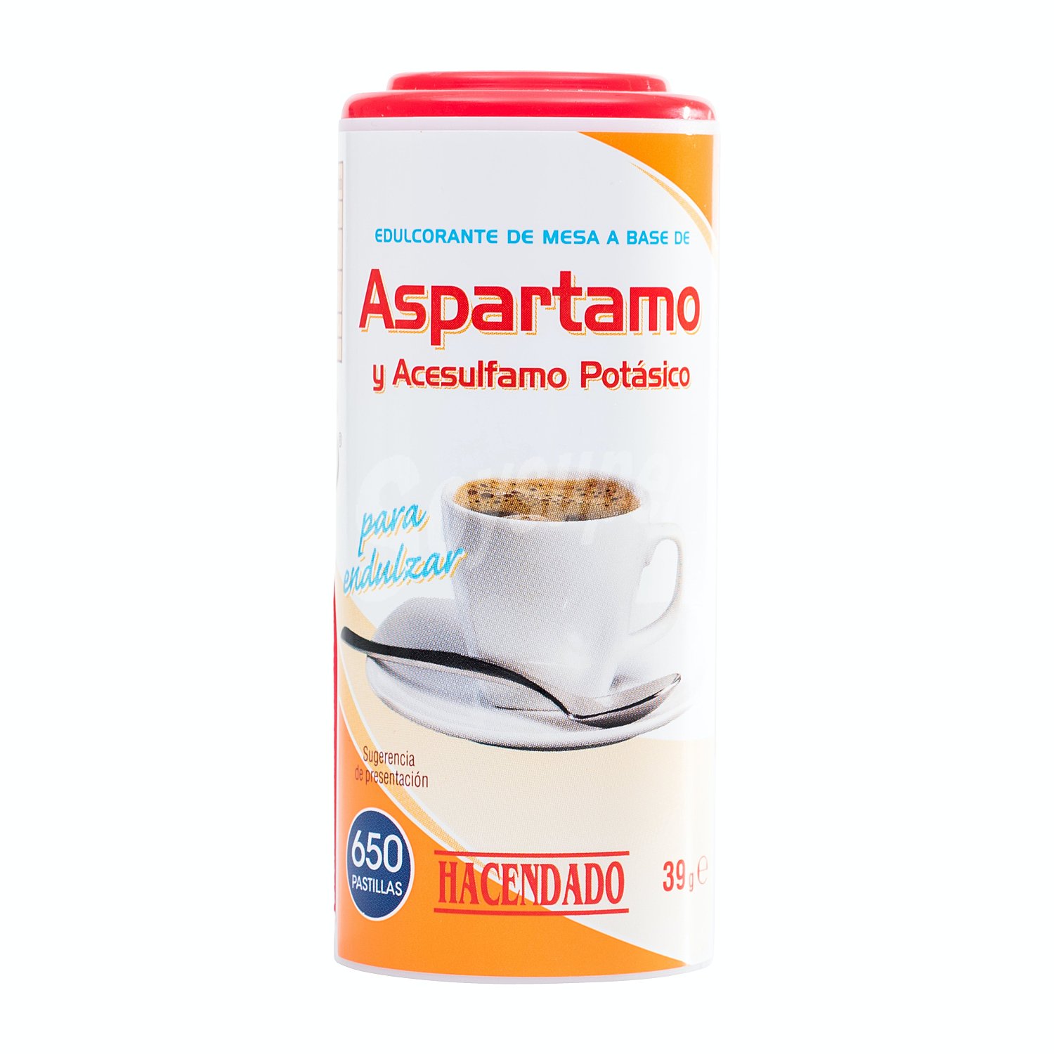 Edulcorante aspartamo pastillas