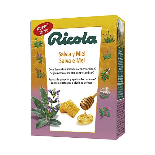 Ricola Complemento alimenticio con vitamina C, salvia y miel ricola