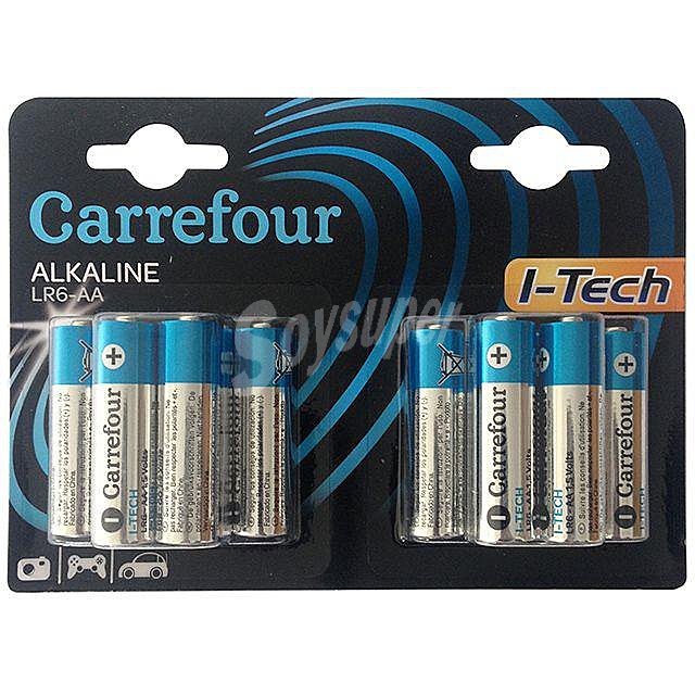 Pilas Alcalinas i-tech Carrefour Lr06 (aa)