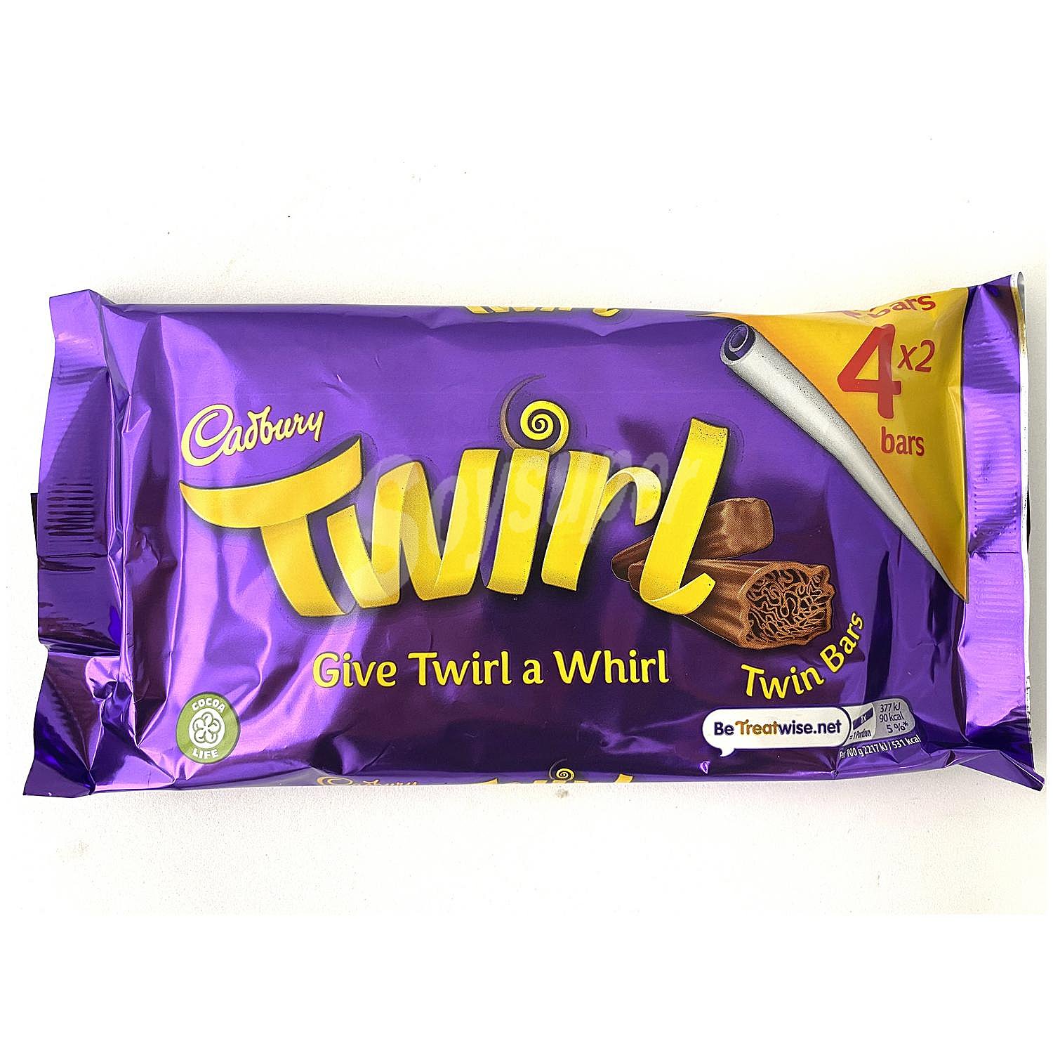 Barritas de chocolate Twirl Cadbury