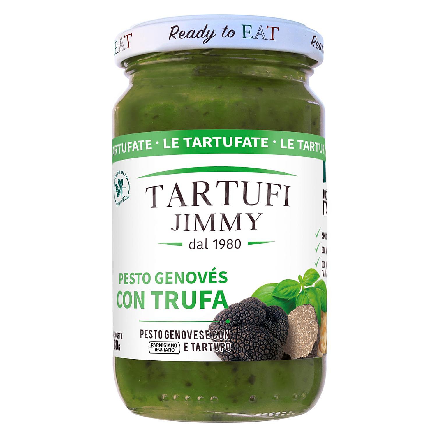 Salsa pesto a la genovesa con trufa