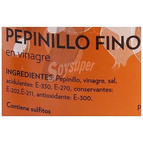 José LOU Pepinillos pequeños en vinagre 81/120 piezas josé LOU