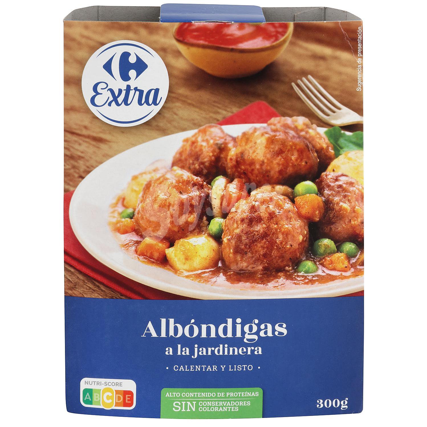 Albóndigas a la jardinera Extra Carrefour