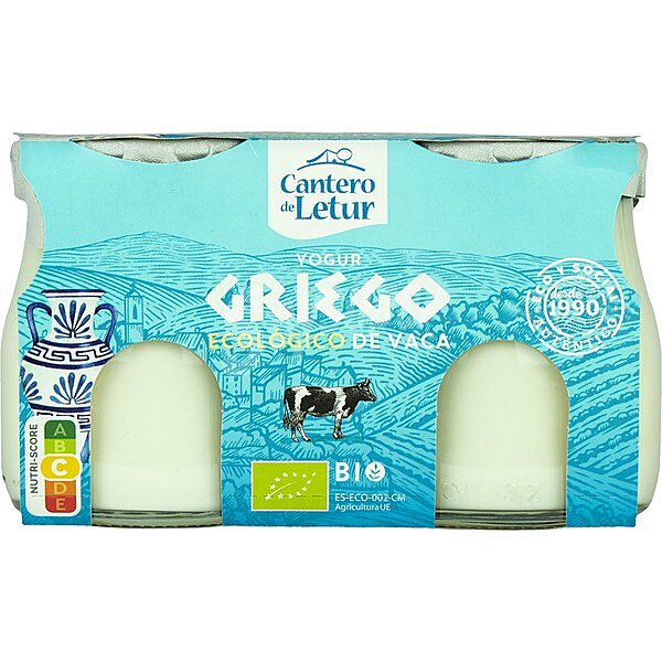 Yogur griego de vaca ecológico