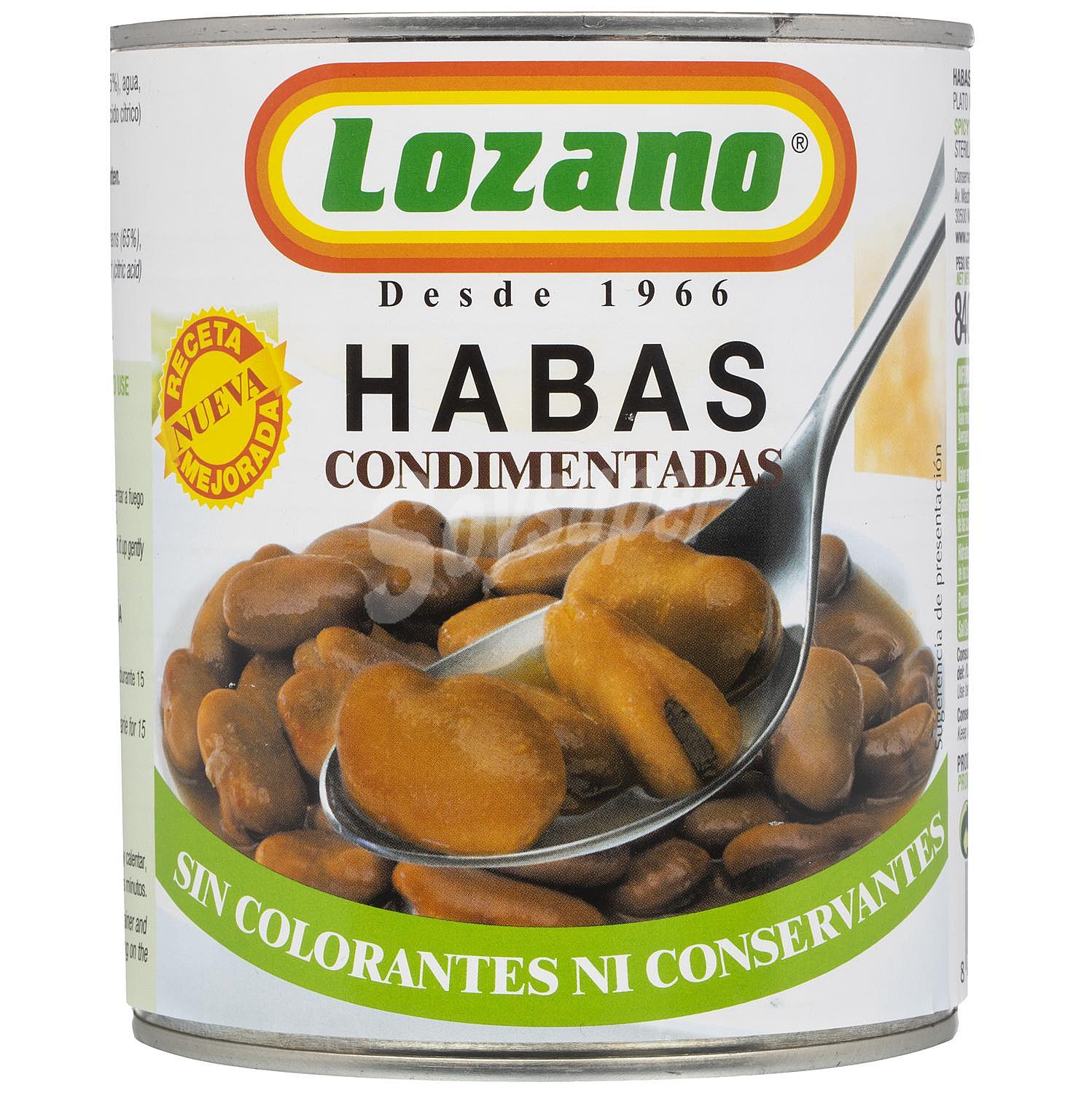 Habas condimentadas Lozano