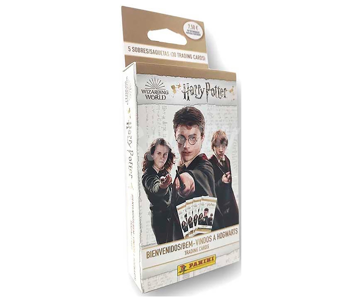 Ecoblister con 5 sobres de cromos coleccionables Harry Potter, panini.