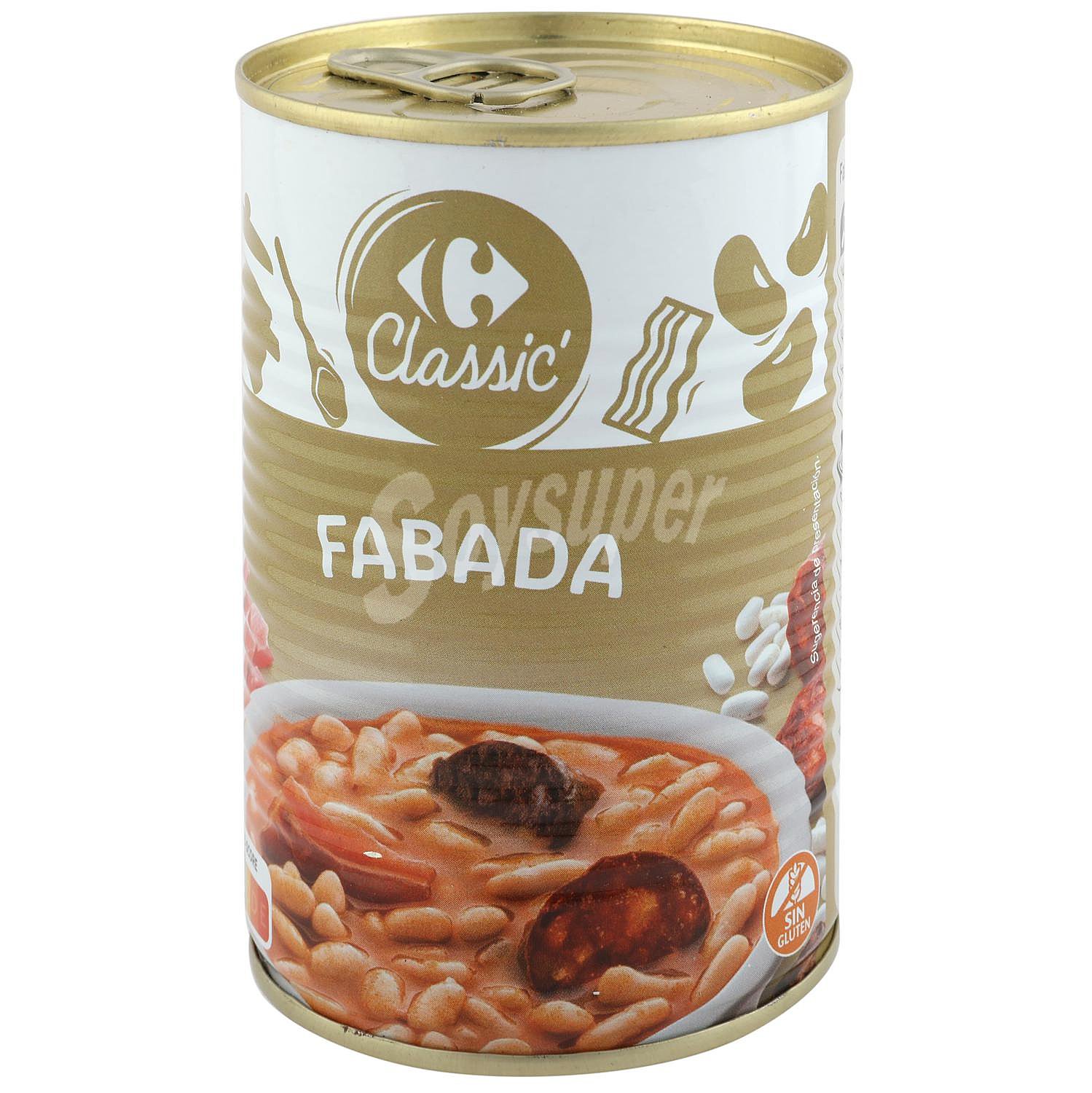 Fabada asturiana Carrefour sin gluten