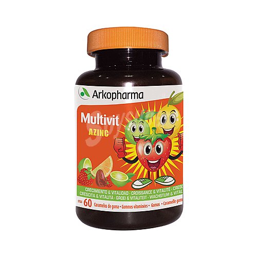 Arkopharma Multivitamínico con 9 vitaminas y forma de caramelos de goma arkopharma Arkovital