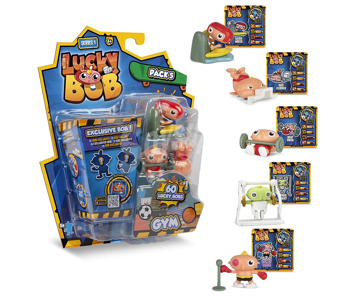 Lucky Bob pack 5 figuras y accesorios,