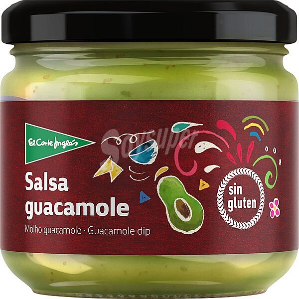 Salsa guacamole sin gluten