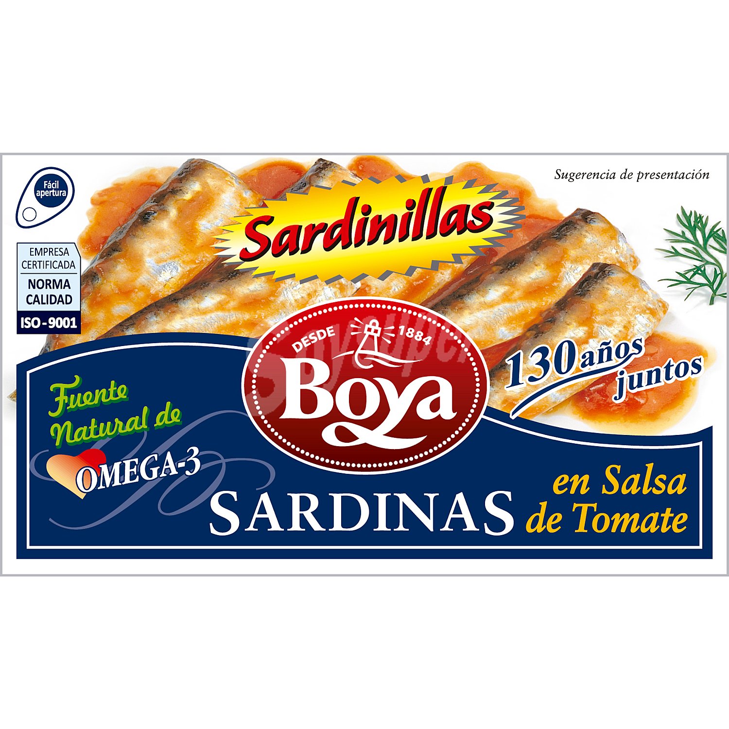 Sardinas en salsa de tomate 6/8 piezas