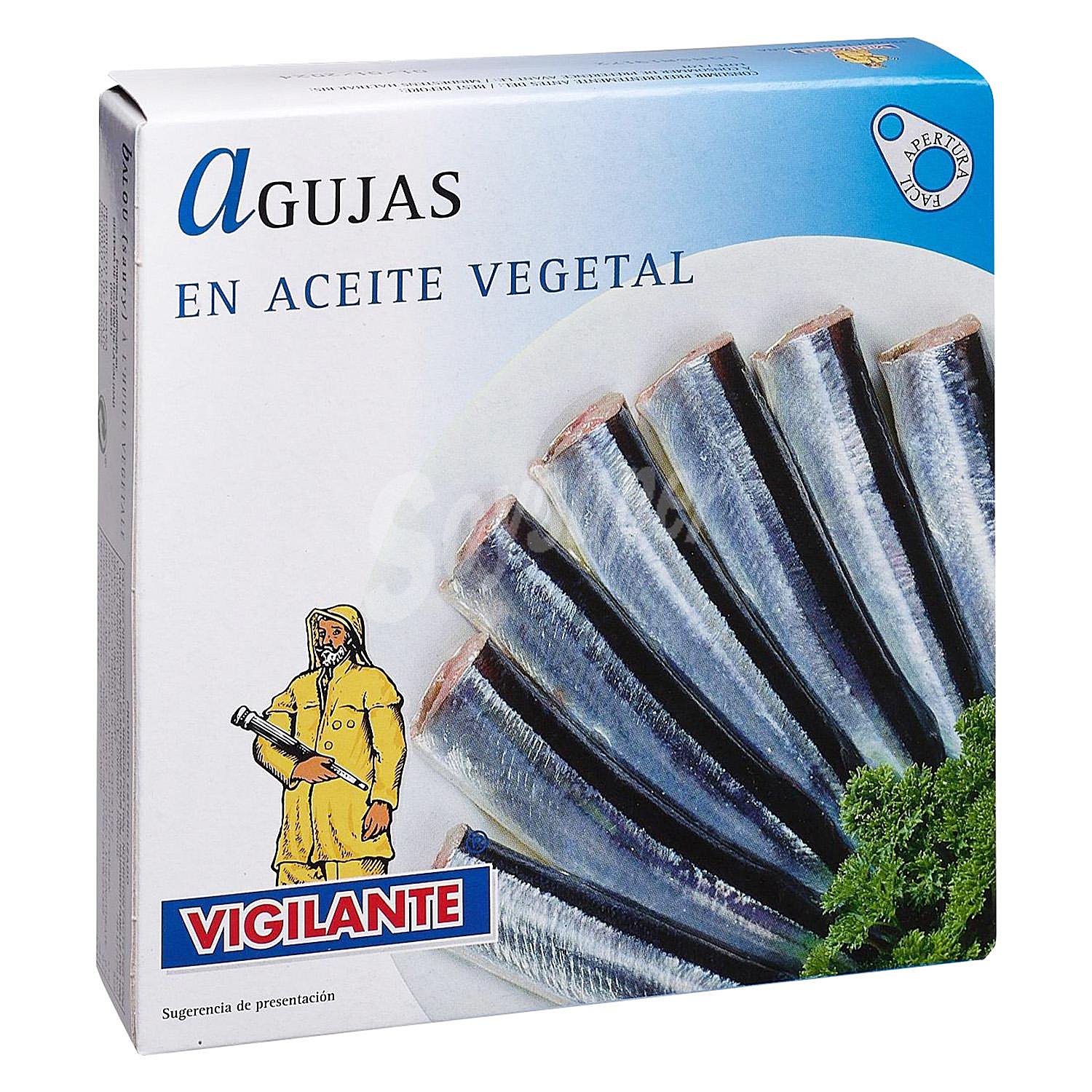 Aguja en aceite vegetal