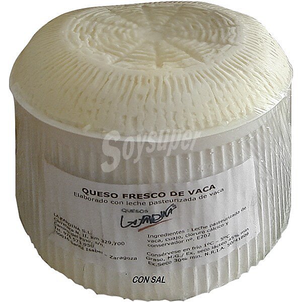 Queso fresco con sal 