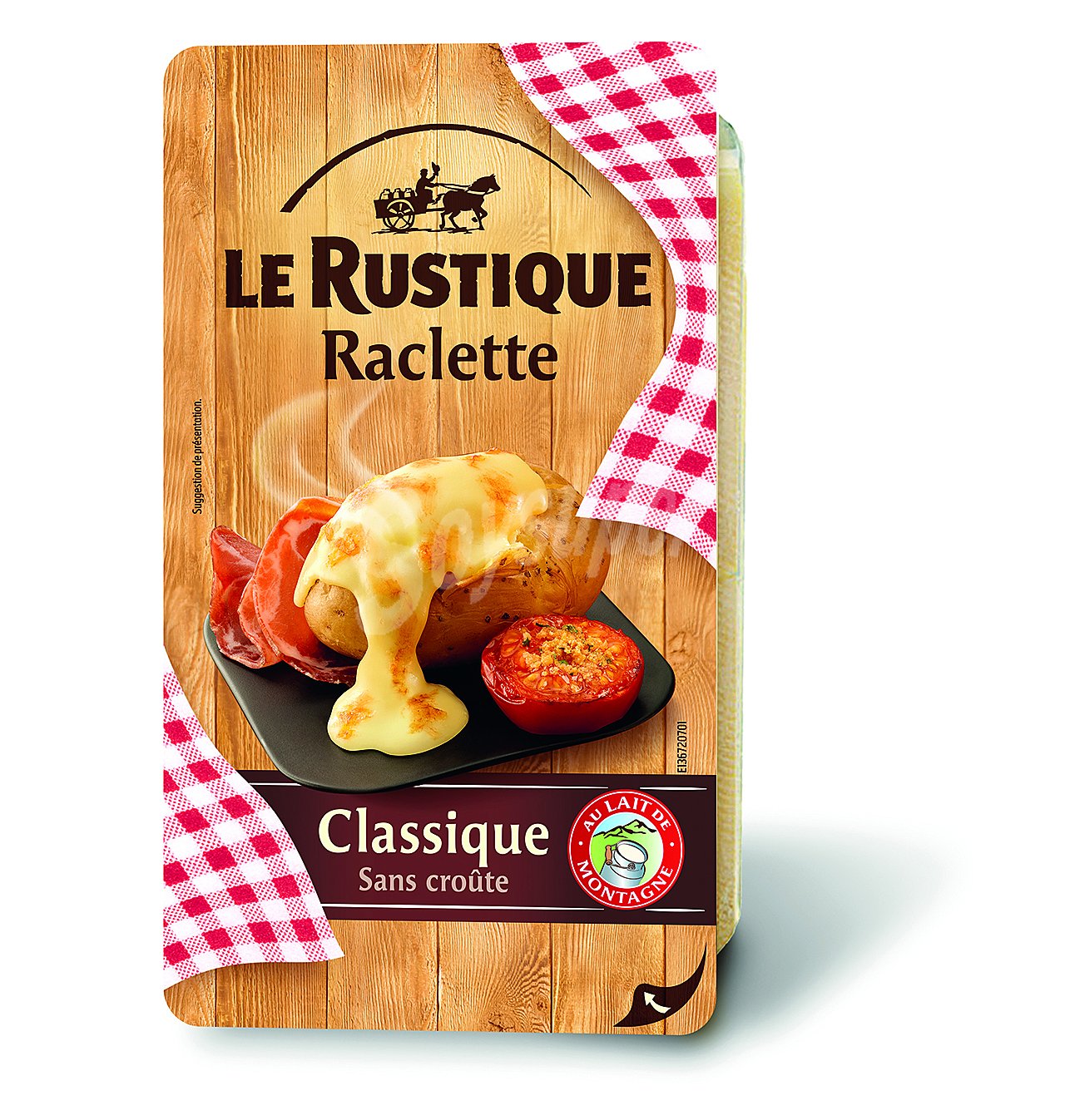 Queso raclette sin corteza