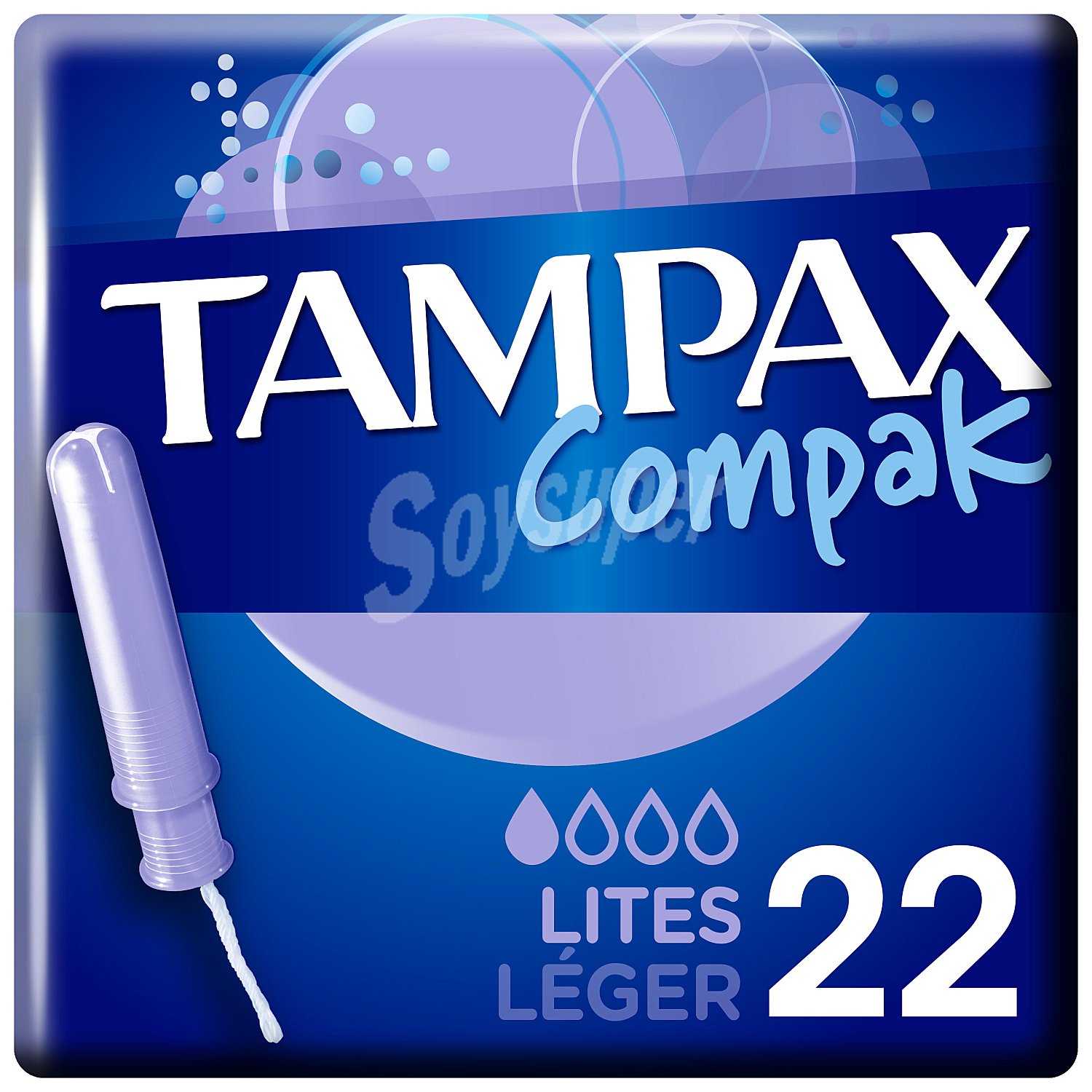 Tampones Compak Lites Tampax