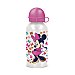 Botella infantil de aluminio 0,4 litros, diseño minnie.