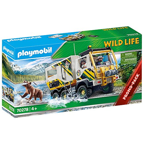 Playset Camión de aventuras con 2 figuras y accesorios, Wild Life playmobil 70278