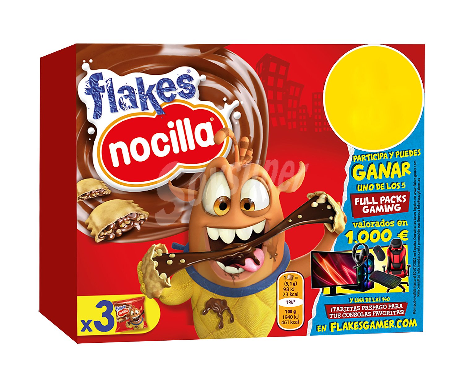 Galletas rellenas crema Nocilla