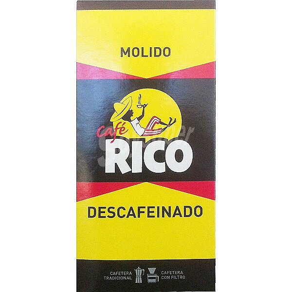 Café descafeinado molido paquete 250 G