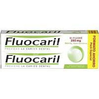 Dentífrico bi-fluo fluocaril, pack 2x125 ml