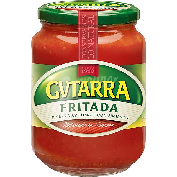 Piperrada fritada de pimiento y tomate