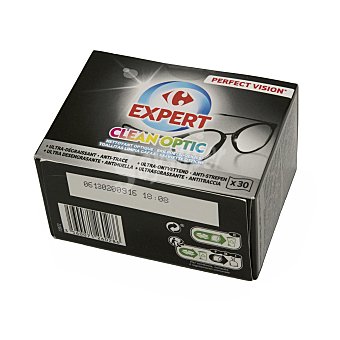 Toallitas para gafas clean optic Carrefour Expert