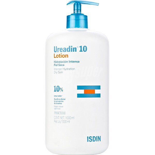 10 loción corporal para hidratación intensa con 10% urea piel seca