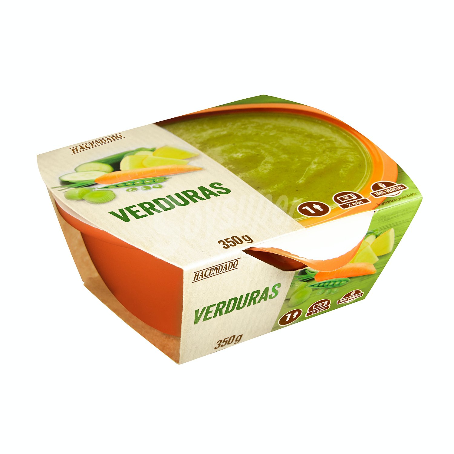 Crema liquida natural verduras refrigerada (sin conservantes)